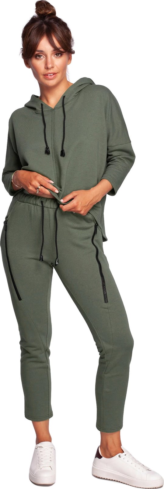 Pantallona sportive BeWear 170194, jeshile