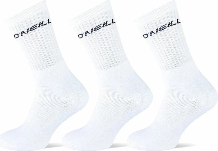 Çorape sportive O'Neill, unisex, të bardha