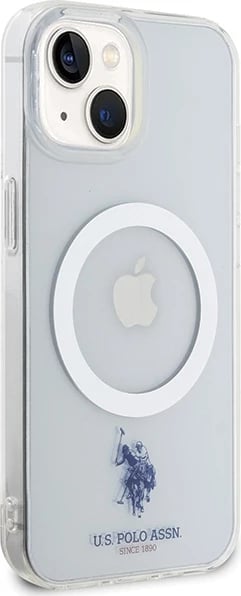 Mbështjellës U.S. Polo Assn. USHMP15SUCIT për iPhone 15 6.1", MagSafe, Transparent