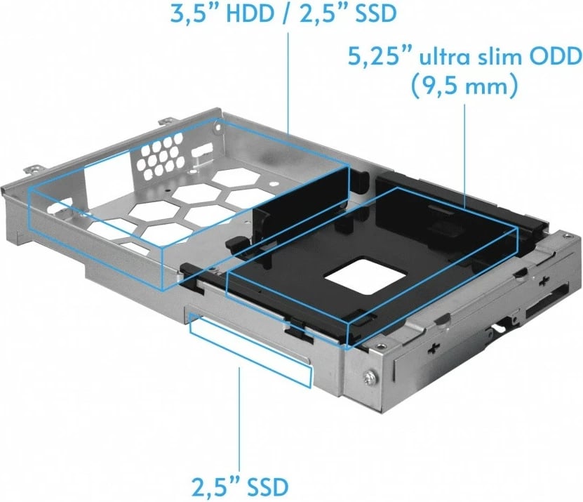Kasë Chieftec BE-10B-300, Small Form Factor, 300W, e zezë