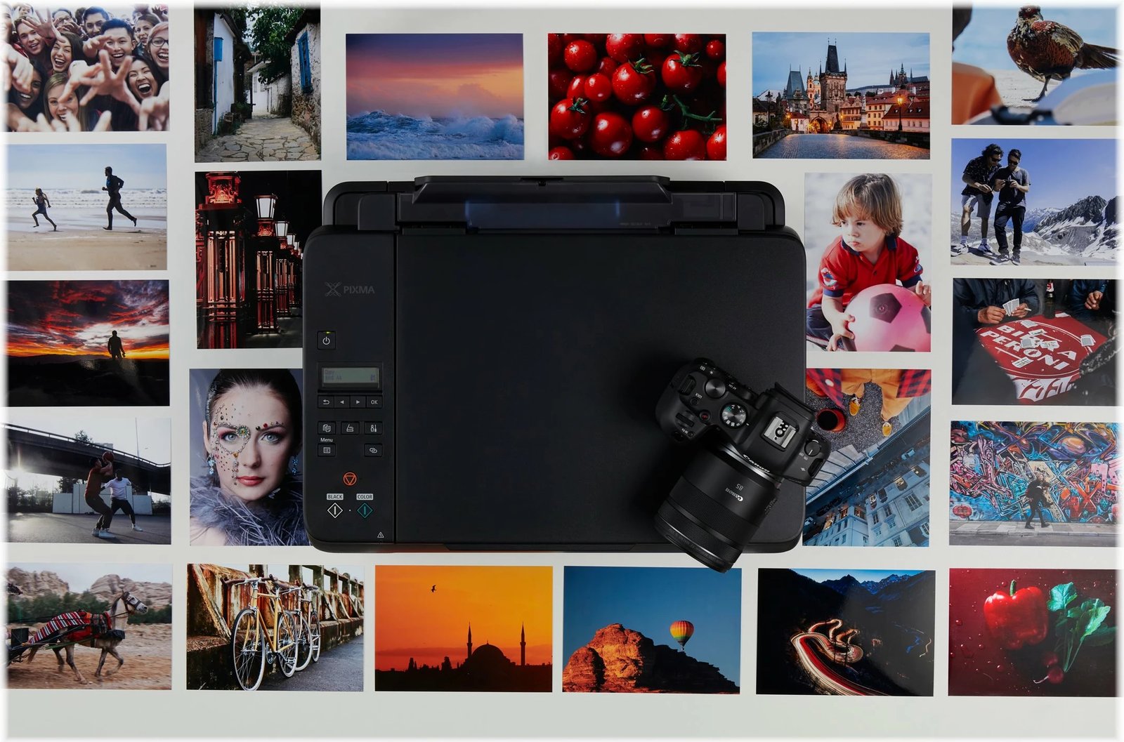 Printer multifunksional Canon PIXMA G640, inkjet, 6-bojë, Wi-Fi, i zi