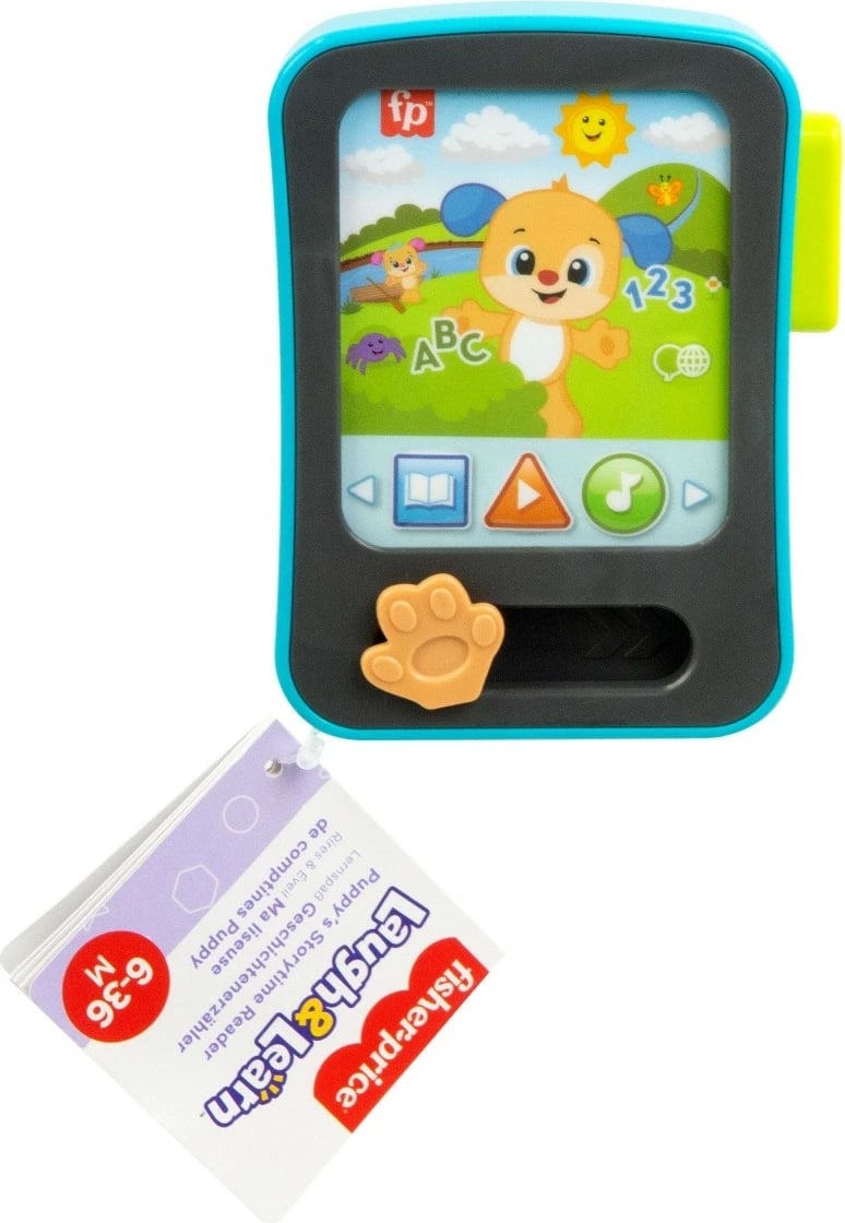 Lodër edukative Fisher Price Puppy Learner Reader, shumëngjyrëshe