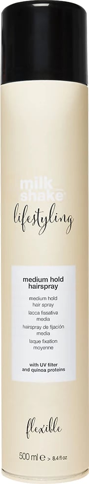 Llak për flokë Milk Shake Lifestyling Medium Hold për femra 500ml