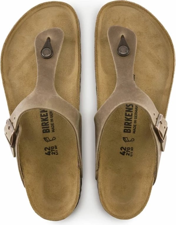 Flip-flops për femra Birkenstock, kafe