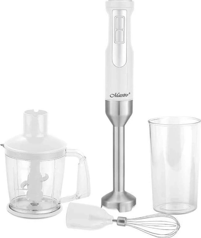 Blender manual Maestro MR-568, 1000W, bardhë-argjendtë