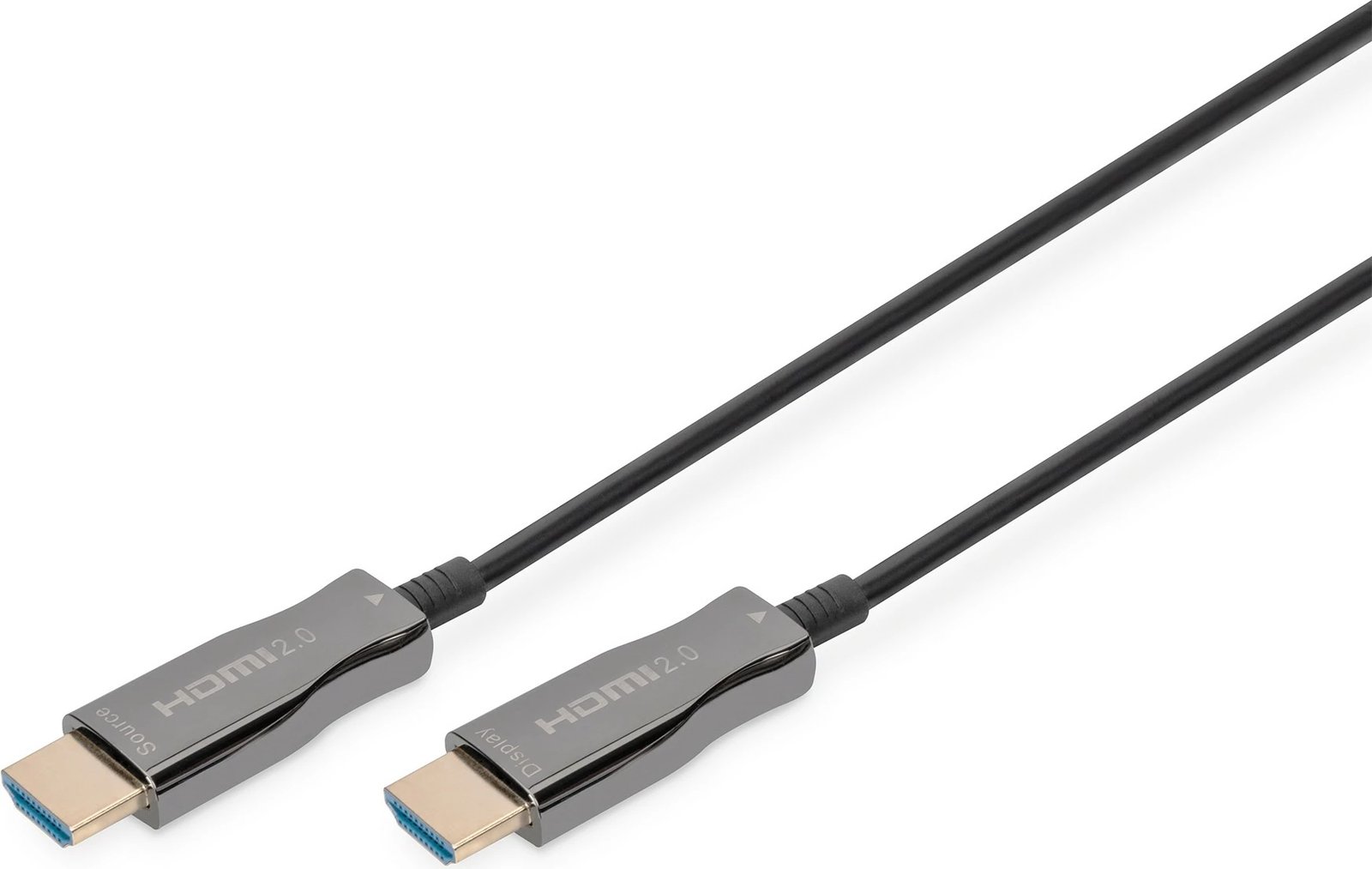 HDMI kabllo Digitus AOC Hybrid Fiber Optic, 20m, UHD 4K, i zi