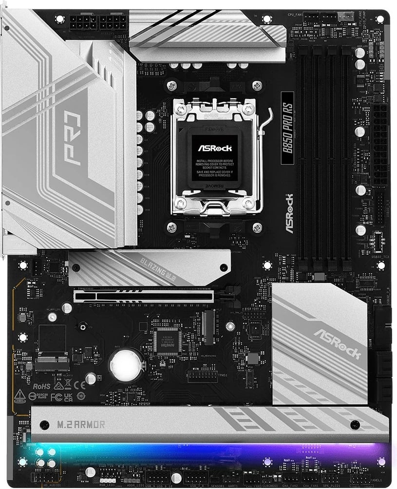 Pllakë amë ASRock B850 Pro RS, Socket AM5, DDR5, ATX
