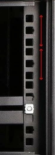 Kasë muri Extralink EX.2893 për server, 4U, 600x600 mm, e zezë, me derë xhami