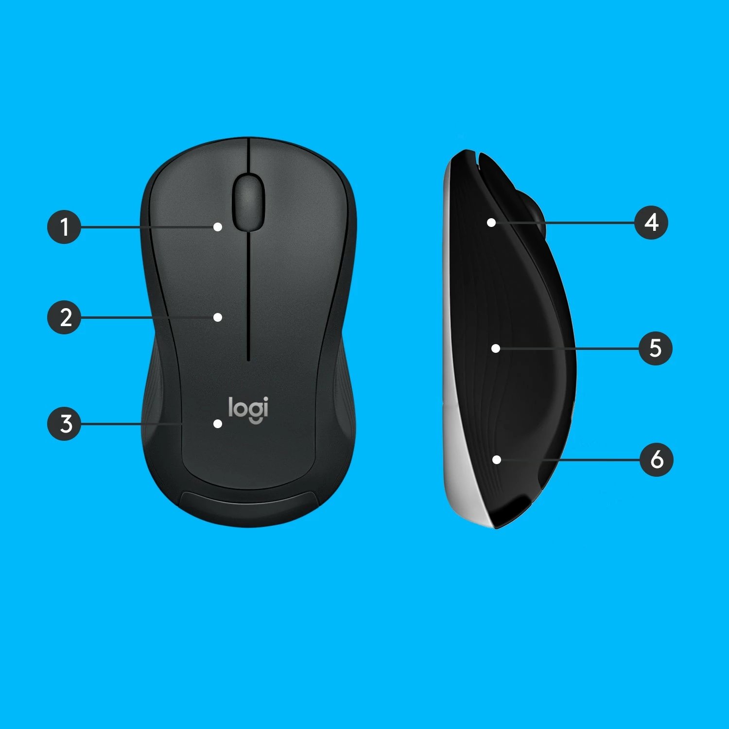 Komplet maus dhe tastierë Logitech MK540 Advanced, Wireless, USB, Membranë, QWERTY, Zi, Bardhë