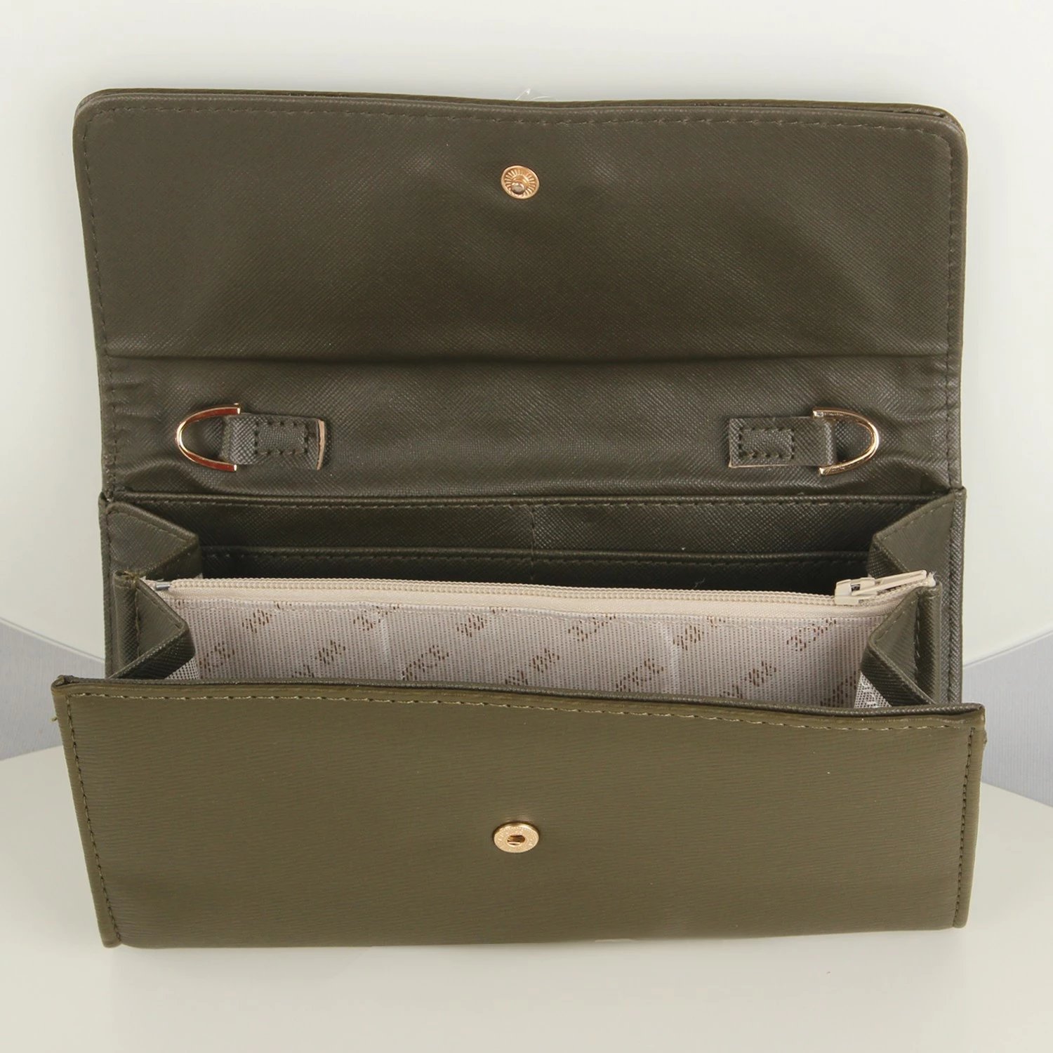 Portofol me zinxhir, ngjyrë kaki, Zoozie Bags, 1432