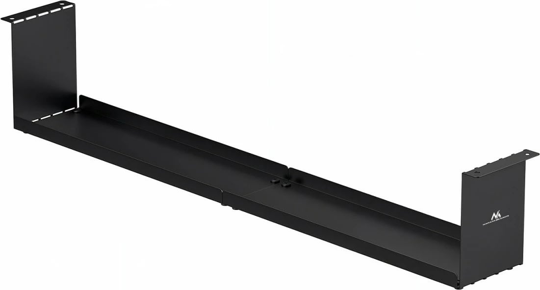 Organizues kabllosh Maclean MC-107 B, kompakt, nën tavolinë, i zi