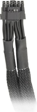Kabllo adapter Thermaltake AC-063-CN1NAN-A1, 2x8Pin në 12+4Pin 600mm, e zezë