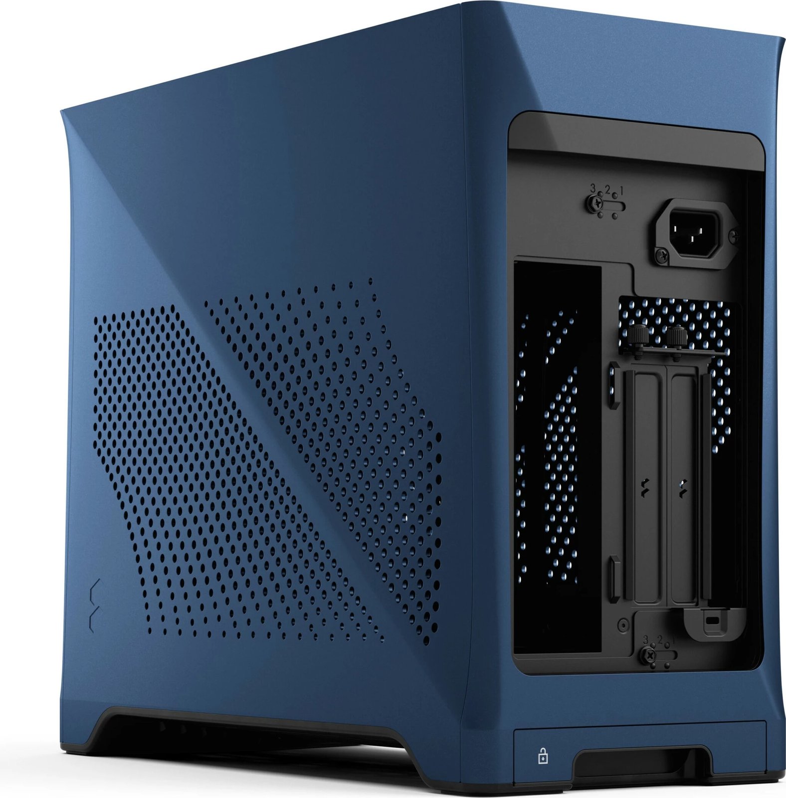 Kasë Fractal Design Era 2, Mini Tower, PC, 2.5", Blu Kasë Fractal Design Era 2, Mini Tower, PC, 2.5", Blu