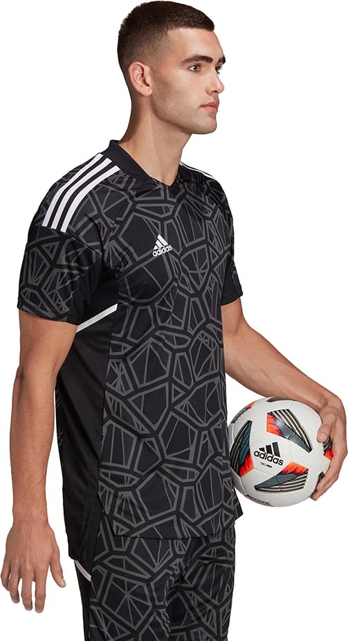 Fanellë portieri adidas për meshkuj, e zezë