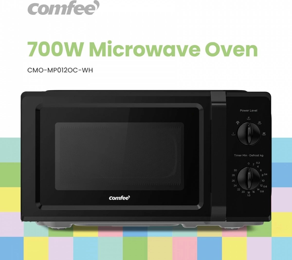 Mikrovalë Midea Comfee CMO-MP012OC-BK, 19L, e zezë