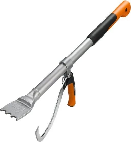 Grep druri Fiskars WoodXpert J-hook, 700 mm, portokalli