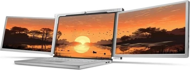 Monitor portativ MISURA 3M1303S1 Dual 13.3", Full HD, Argjendtë