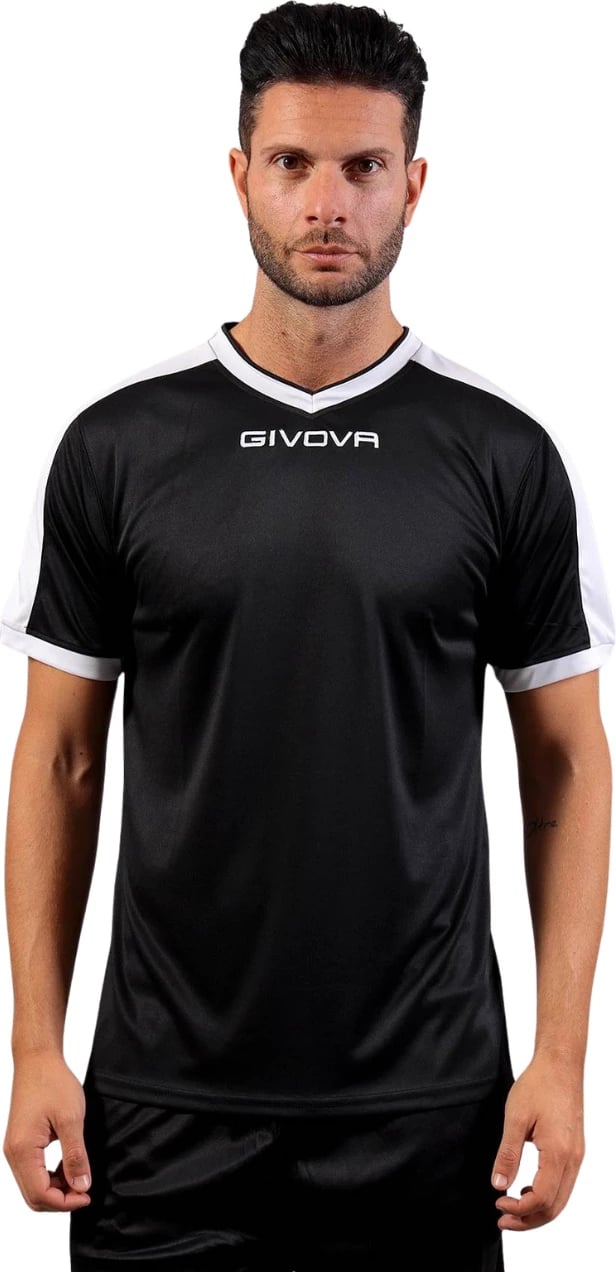 Maicë sportive Givova unisex, e zezë