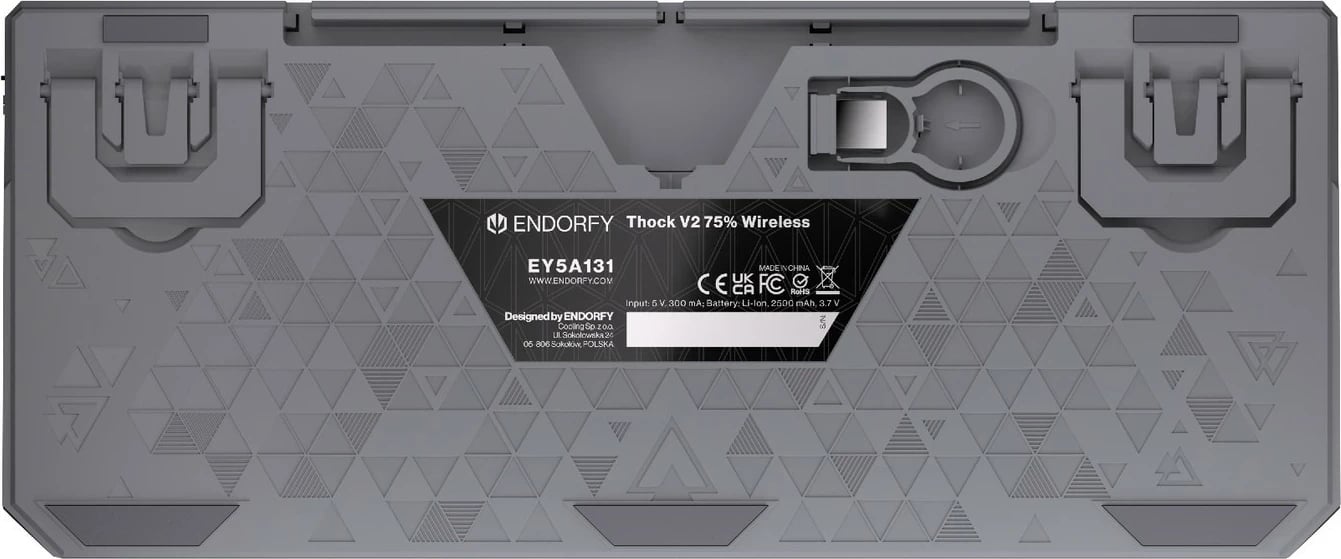 Tastierë mekanike wireless Endorfy Thock V2 75%, RGB, hot-swap, gri