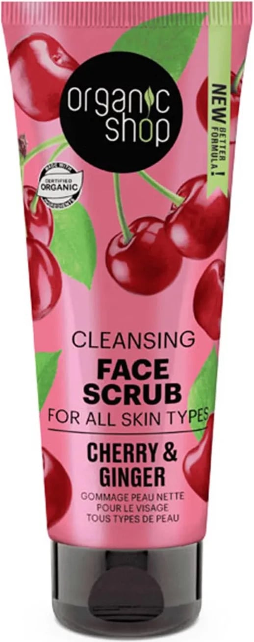 Scrub fytyre Organic Shop Cherry & Ginger 75ml
