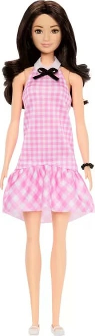 Kukull Barbie Fashionistas Mattel HRH21 me fustan rozë