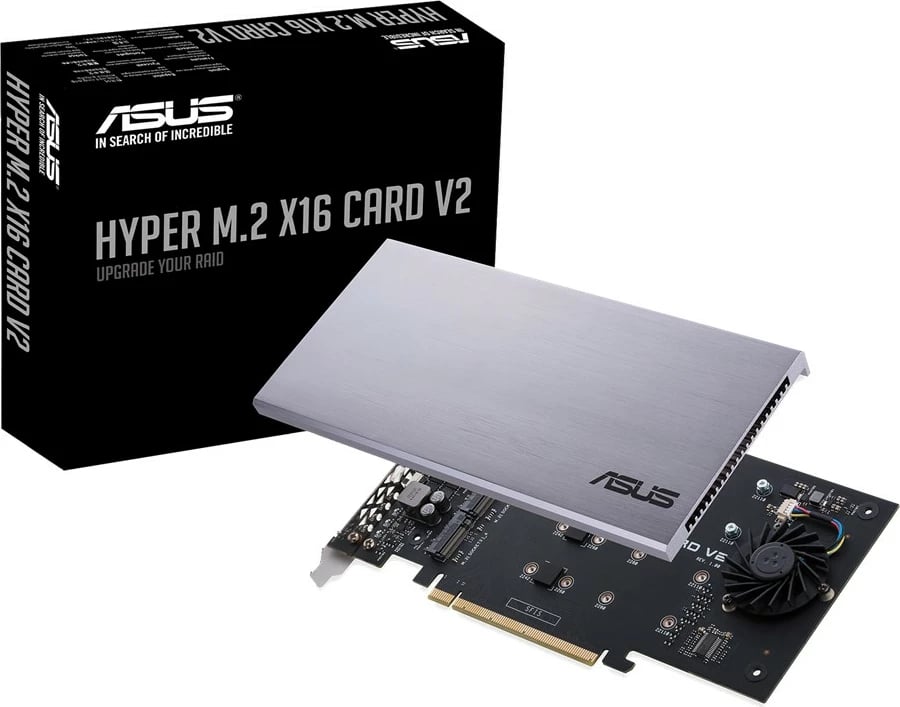 Kartë zgjerimi ASUS Hyper M.2 X16 V2, PCIe 3.0, 128 Gbit/s
