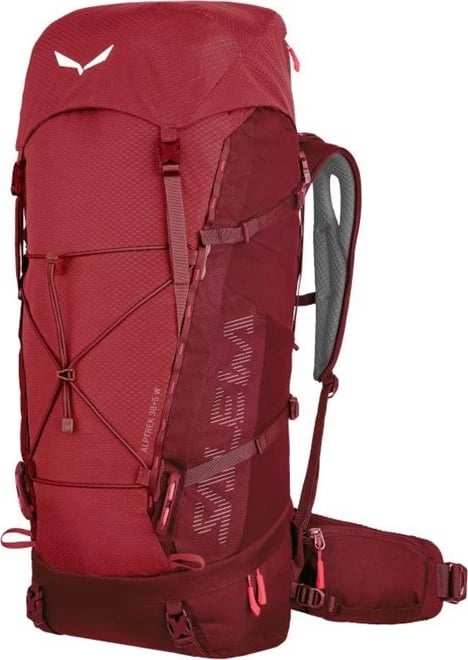 Çantë shpine SALEWA Alptrek 38 për femra, e kuqe pompeian-syrah