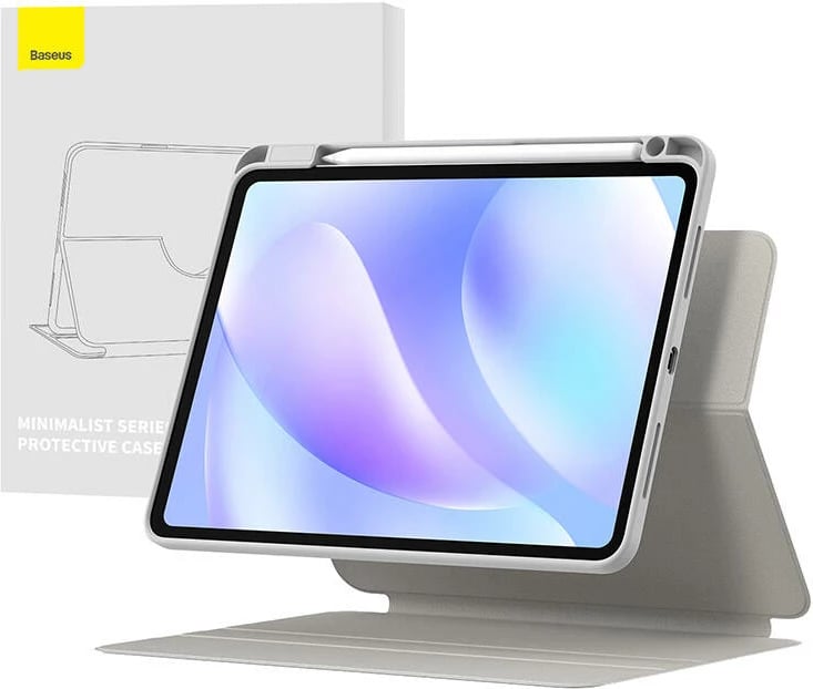 Mbështjellës magnetik për tabletë Baseus Minimalist Series, ARJS040913, për iPad Pro 11"/iPad Air 4/5 10.9", gri