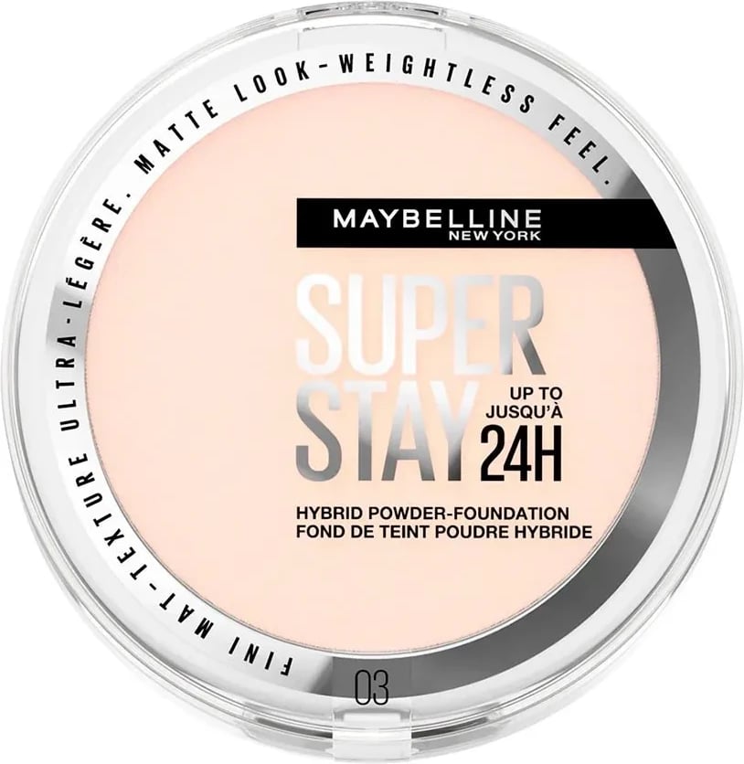 Fondatinë pudër Maybelline Superstay 24h 03, 9g