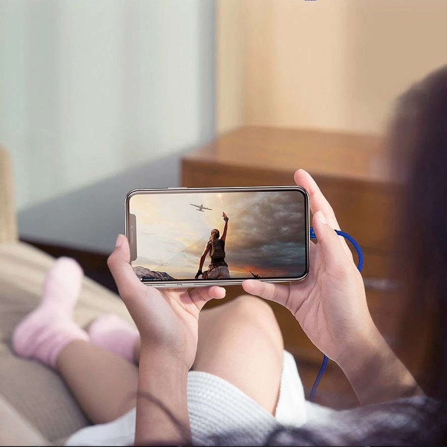 Kabllo Baseus Yiven USB në Lightning, 1.2m, e zezë