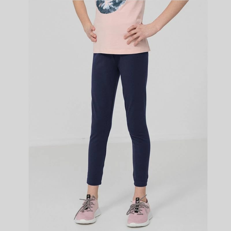 Leggings për vajza 4F, blu marine