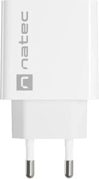 Karikues rrjeti NATEC Ribera USB-A 18W, i bardhë