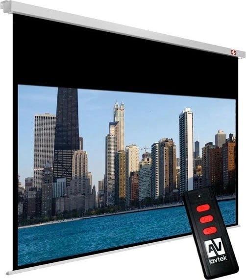 Ekran elektrik për projeksion Avtek Cinema Electric 240 MG, 240x200cm, gri matte