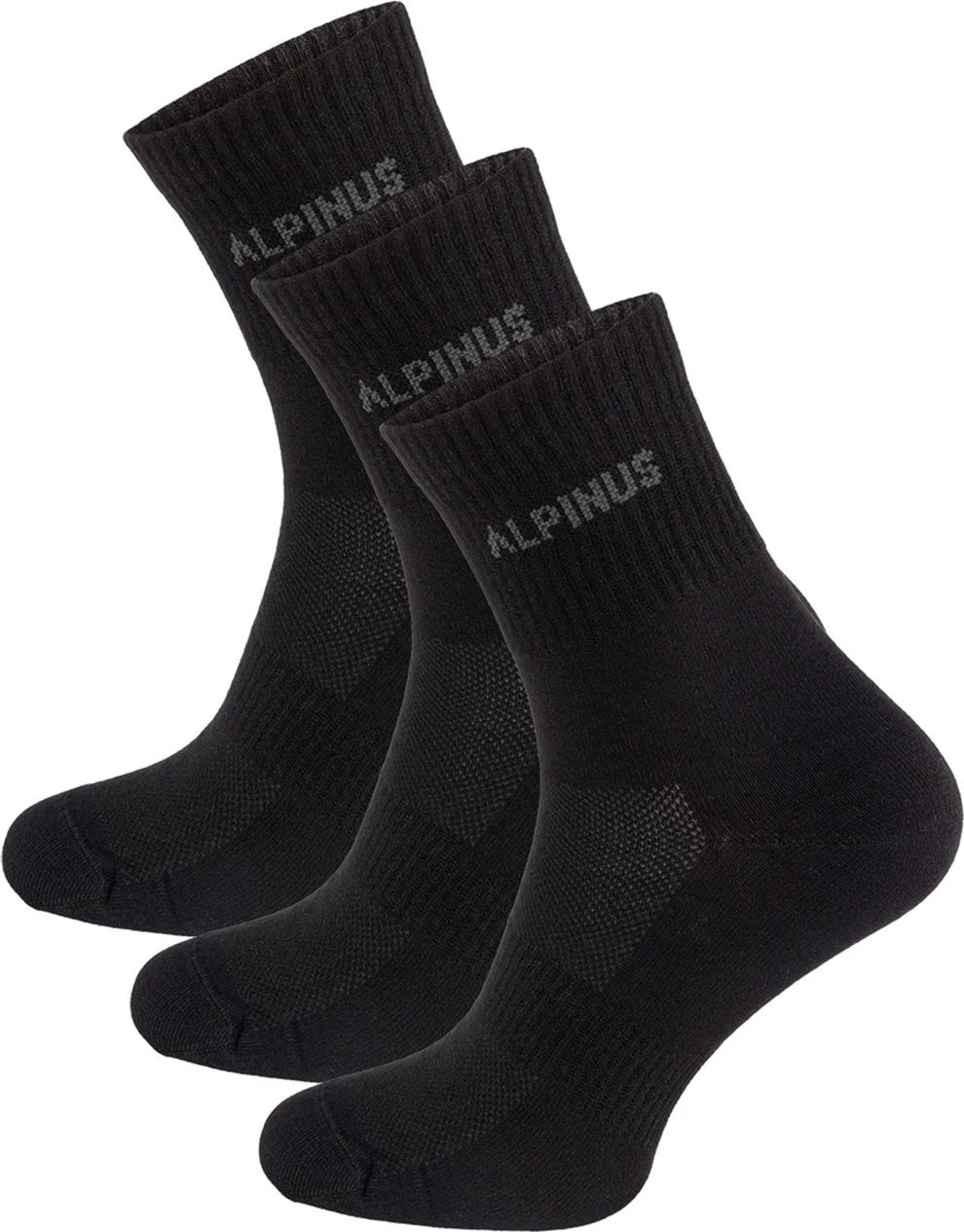 Çorape outdoor Alpinus unisex, të zeza