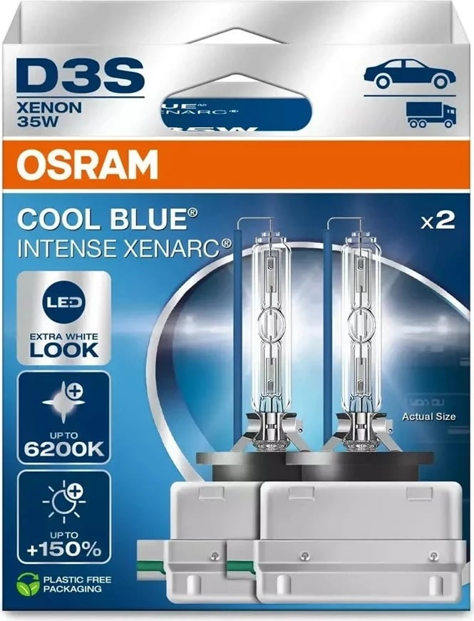 Llamba ksenon OSRAM D3S Cool Blue Intense NextGen, set 2 copë, 35W, 6200K