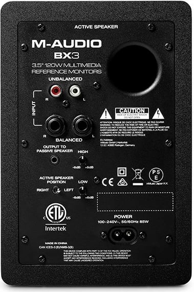 Studio monitor M-AUDIO BX3, 50 W, E zezë