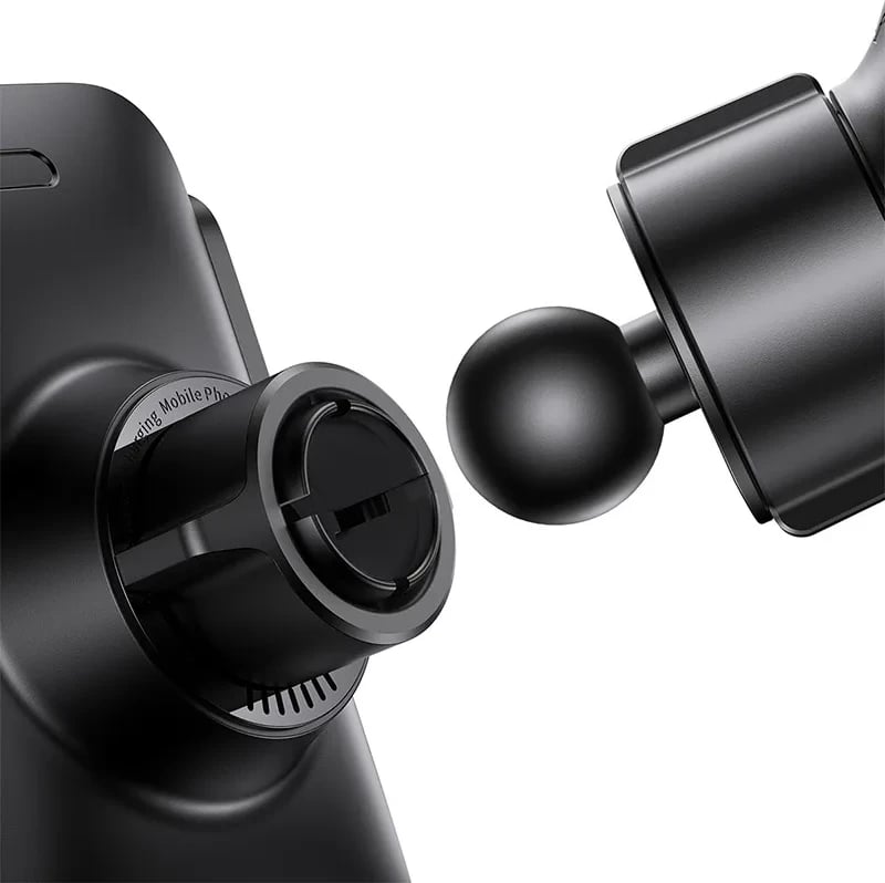 Mbështjellës Baseus Wisdom CGZX000001 për makinë, me karikim wireless 15W, i zi