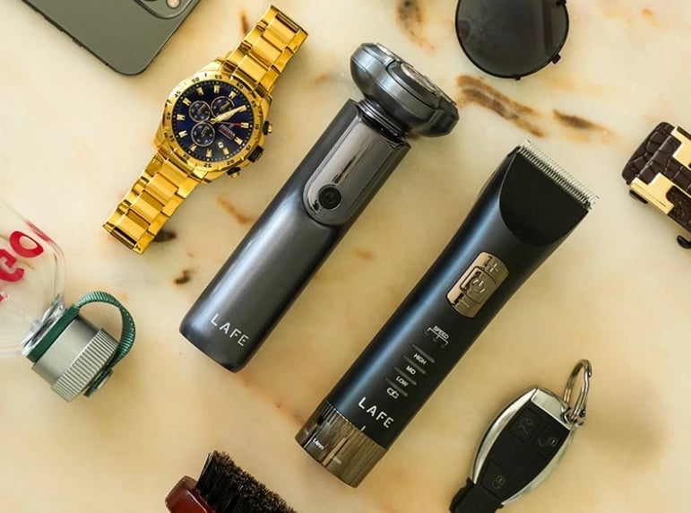 Makinë rroje Lafe MasterGlide, 90 min bateri, Wet & Dry, sistem trefish rruajtjeje, e zezë