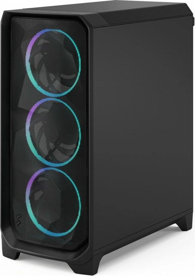 Kasë Fractal Design Meshify 3, RGB, Tempered Glass, ATX, E-ATX, e zezë