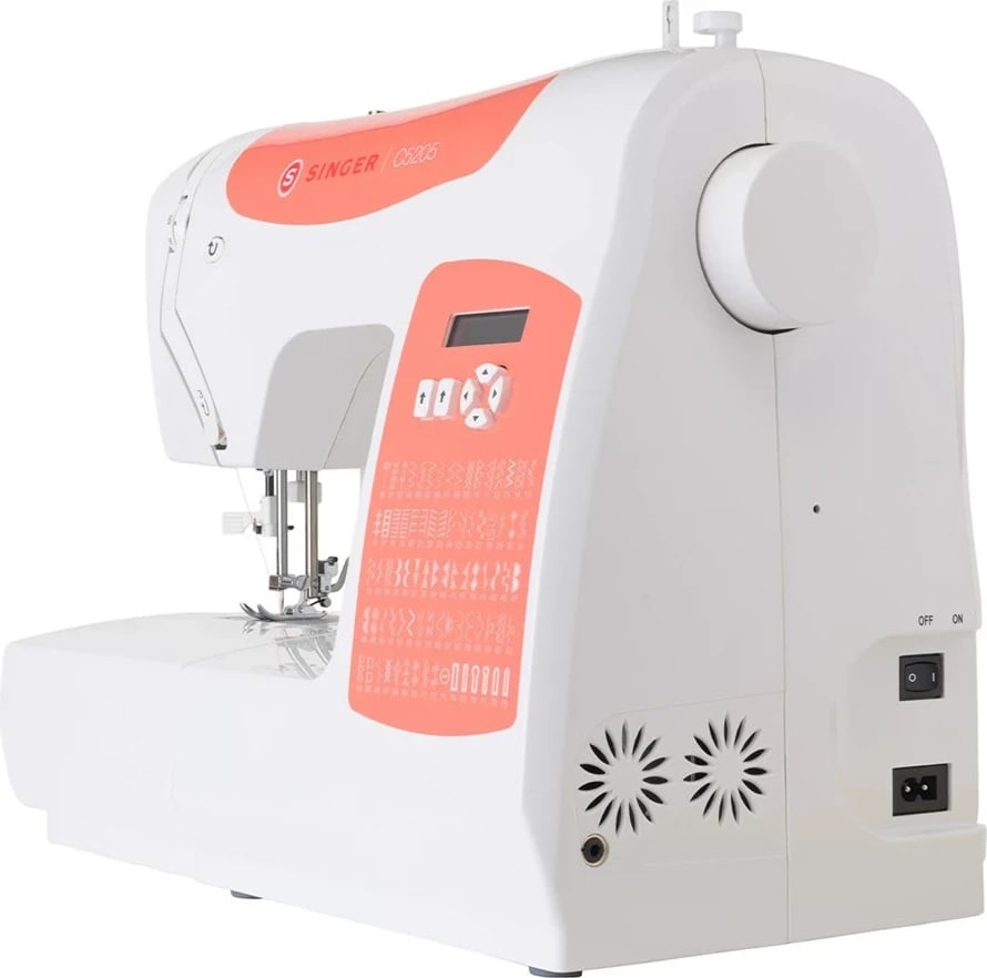 Makine qepëse Singer C5205-CR, Elektrike, Portokalli