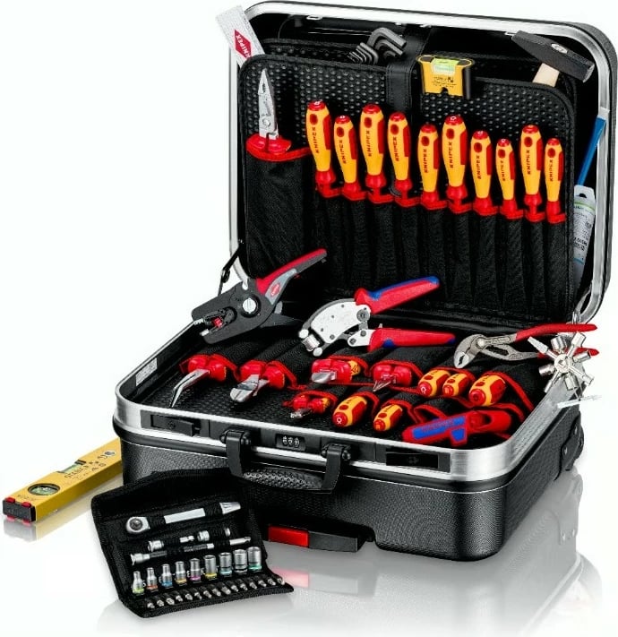 Kasë veglash Knipex BIG Basic Move Elektro+, e zezë, 11.6 kg