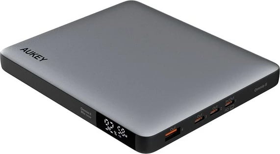 Power bank AUKEY PB-Y44, 20000mAh, 100W, 4xUSB, Gri