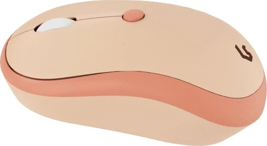 Tastierë me maus wireless KeySonic KSKM-8200M-RF, QWERTZ, membrane, 104 taste, bezhë/kafe/rozë