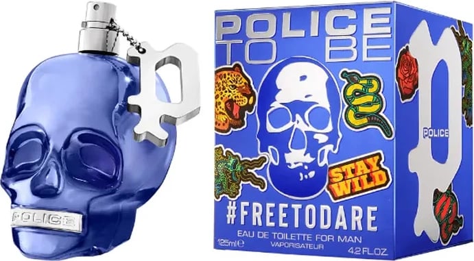 Eau de Toilette Police Freetodare Man për meshkuj 125ml blu