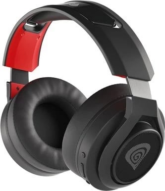 Kufje NATEC GENESIS SELEN 400, Wireless, Gaming, Kuqe
