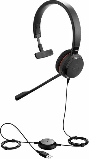 Kufje Jabra Evolve 20SE UC Mono, Wired, Office/Call center, 150 - 7000 Hz, 142 g, Black