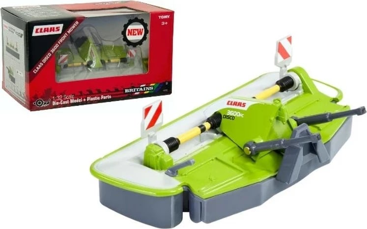 Lodër model TOMY Britains Claas front mower 43302, 1:32, Gjelbër