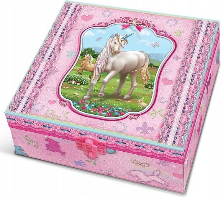 Set kreativ Pulio Pecoware me kuti dekorative, unicorn, për vajza