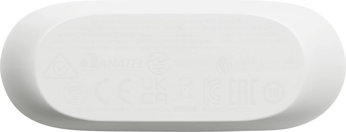 Kufje JBL Wave Buds TWS, Bluetooth 5.2, të bardha Kufje JBL Wave Buds TWS, Bluetooth 5.2, të bardha