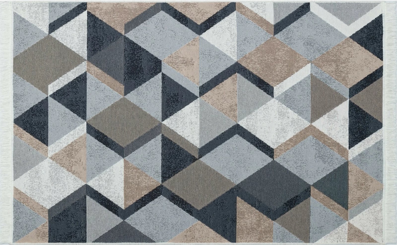 Qilim, 120x180cm, Conceptum Hypnose, bezhë, e zezë, e bardhë